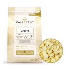 шоколад натур. Select белый "Callebaut" VELVET 32%  Бельгия 2,5 кг/уп