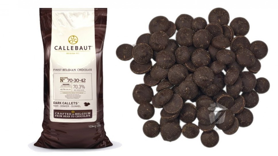 шоколад натур. Select темный 70.4 % "Callebaut" Бельгия 2.5 кг